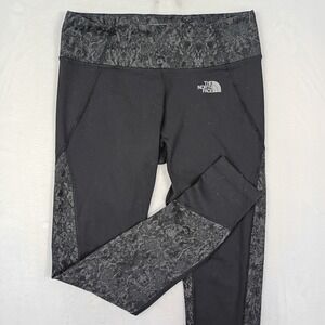 The North Face FlashDry-XD Womens Small Black Grey Pattern Athletic Leggings‎